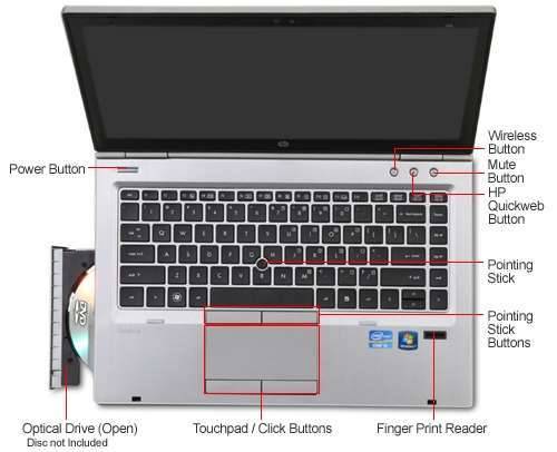 SOLID STATE DRIVE - HP EliteBook Intel Core i5 Windows 10 Professional 64 Bit & Office 2016 HSPA 3G