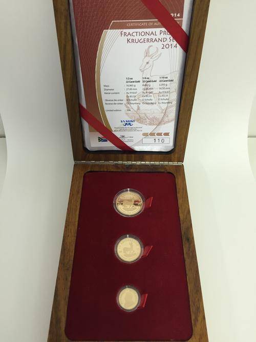 Limited 2014 Fractional Kruger Proof Set
