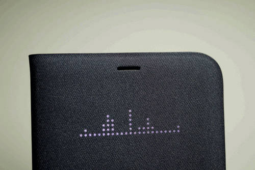 Samsung Galaxy S8+ (Plus) Flip LED Cover (Grey-Black Colour)