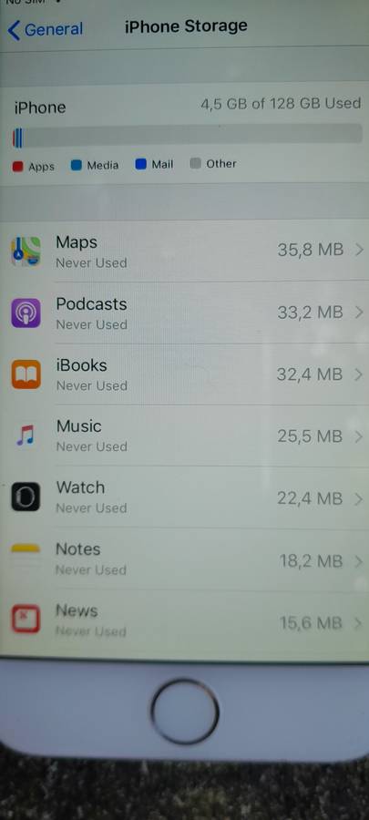 iPhone 6 128GB (with charger)