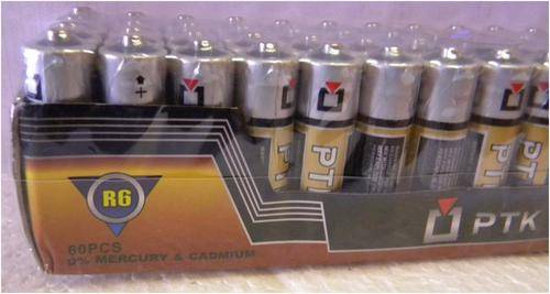 ==> Pack of **60** Size AA Super Heavy Duty Batteries!!(^^,)