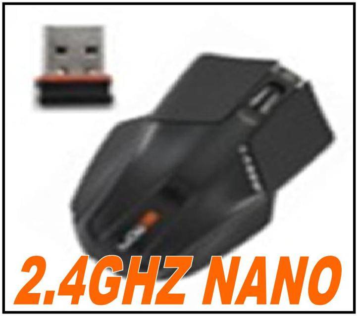 ==> **WITH NANO RECEIVER!!** LASER LENS WIRELESS 1600DPI GAMING MOUSE!! (^^,)