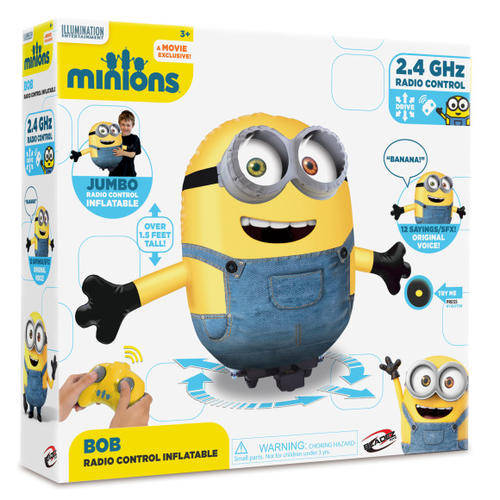 RADIO CONTROL JUMBO INFLATABLE BOB THE MINION TOY | FUN SUNDAY |