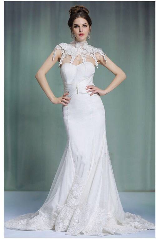 Lace wedding  dress evening dress