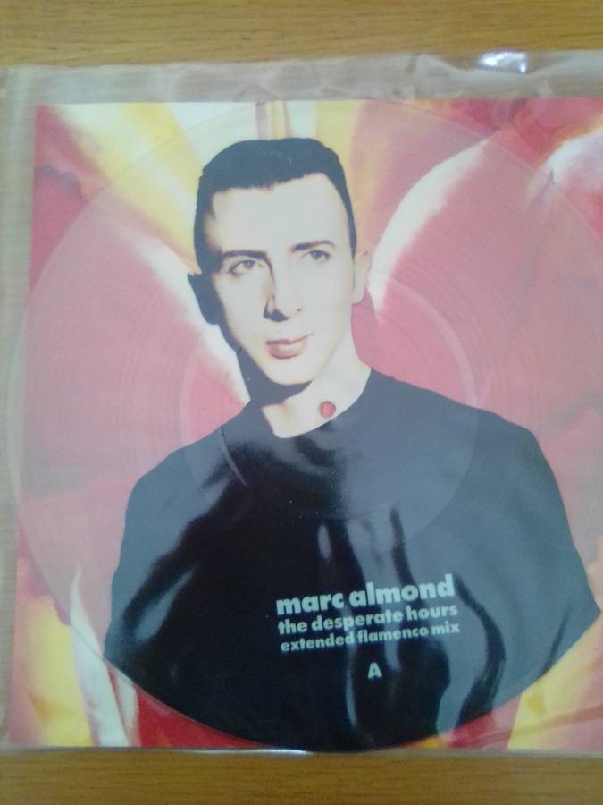 MARC ALMOND / SOFT CELL 12` PICTURE DISC THE DESPERATE HOURS. RARE UK RELEASE vg/vg
