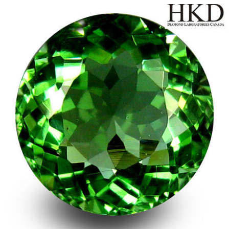 MOLDAVITE - 2.97ct `HKD CERT` 100% REAL AAA MOLDAVITE GREEN TEKTITE