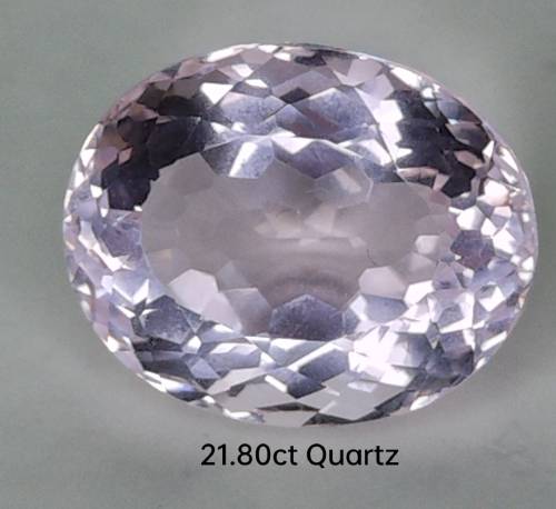 21.80ct CANDY FLOSS PINK QUARTZ