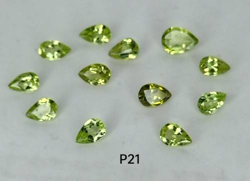 5ct PERIDOT MIX PEAR LOT