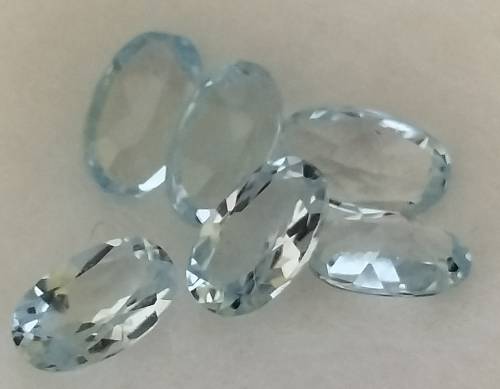 1.54ct Natural Oval Sky Blue Topaz 6pc