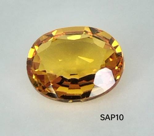3.67ct ORANGE/YELLOW SAPPHIRE