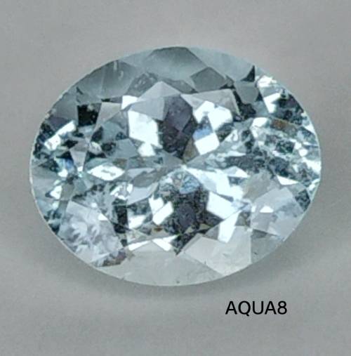 4.59ct ICE BLUE/ SILVER AQUAMARINE