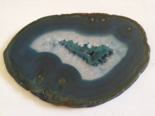 STUNNING BLUE AGATE SLICE