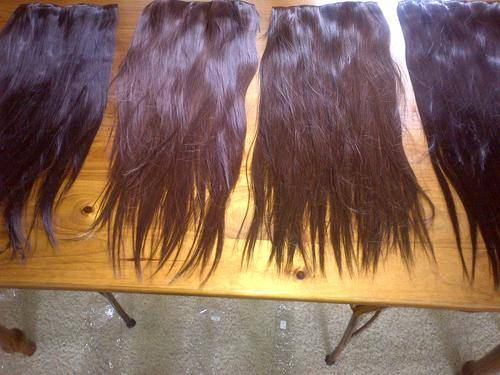 Hair extensions in stock :) straight choc brown