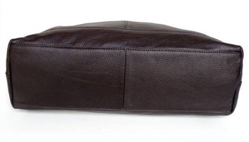 Genuine Leather Large Ladies Brown Hand Bag Female