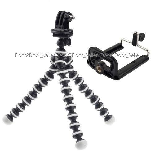 Mini Flexible Tripod Octopus Stand for Phone, Action GoPro & Small Camera Wrap Tripod