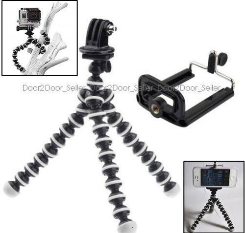 Mini Flexible Tripod Octopus Stand for Phone, Action GoPro & Small Camera Wrap Tripod