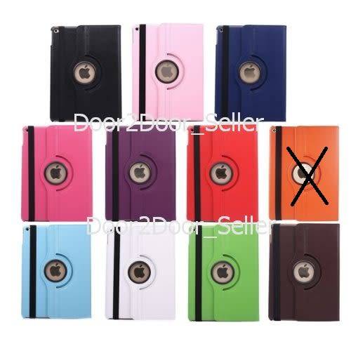 9.7" IPAD AIR 2 SWIVEL ROTATING CASE - Cover for iPad Air 2 9.7" avl in colours