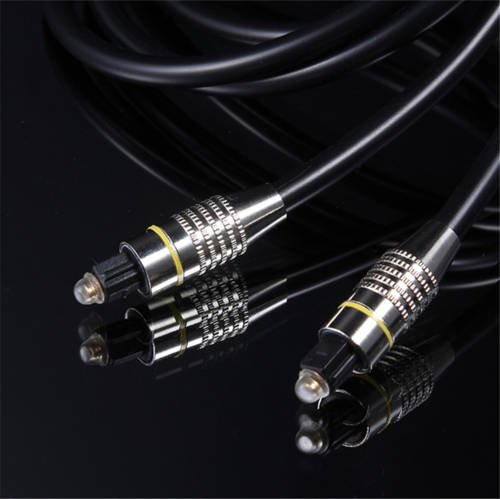 Digital Optical Audio Cable SPDIF Toslink Cable 3m Gold