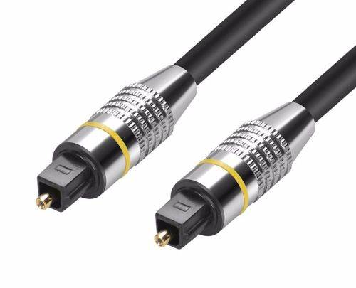 Digital Optical Audio Cable SPDIF Toslink Cable 3m Gold