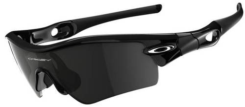 **OAKLEY** RADAR PATH SUNGLASSES (JET BLACK) WITH BLACK IRIDIUM POLARIZED LENSES **Low Start Price**