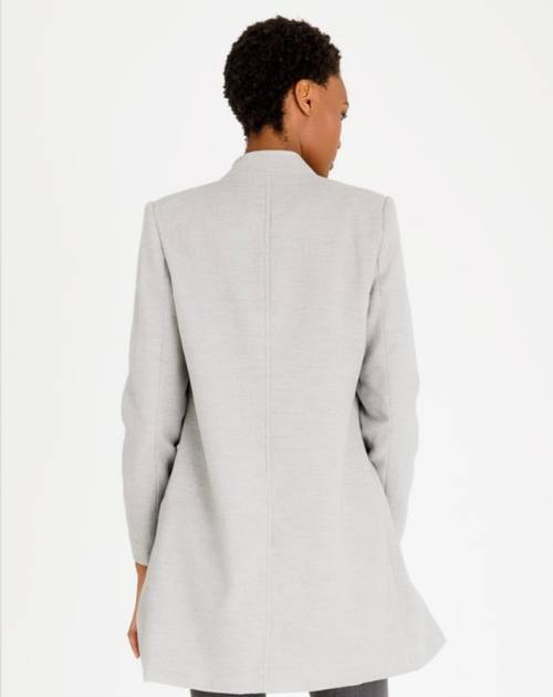 C(INCH) Grey Biker - Style Coat ( Winter Coat)
