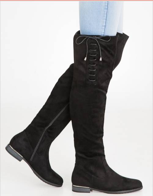 Miss Black Dorota Knee High Boots