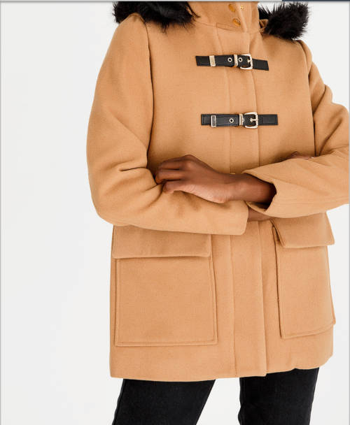 Style Republic Hooded Duffle Coat