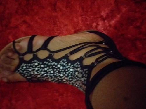 Sole Candy Black Aries Gladiator Sandals Thong