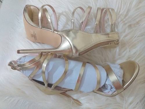 Gold Gladiator  Designer  Sandals (Authentic Genuine