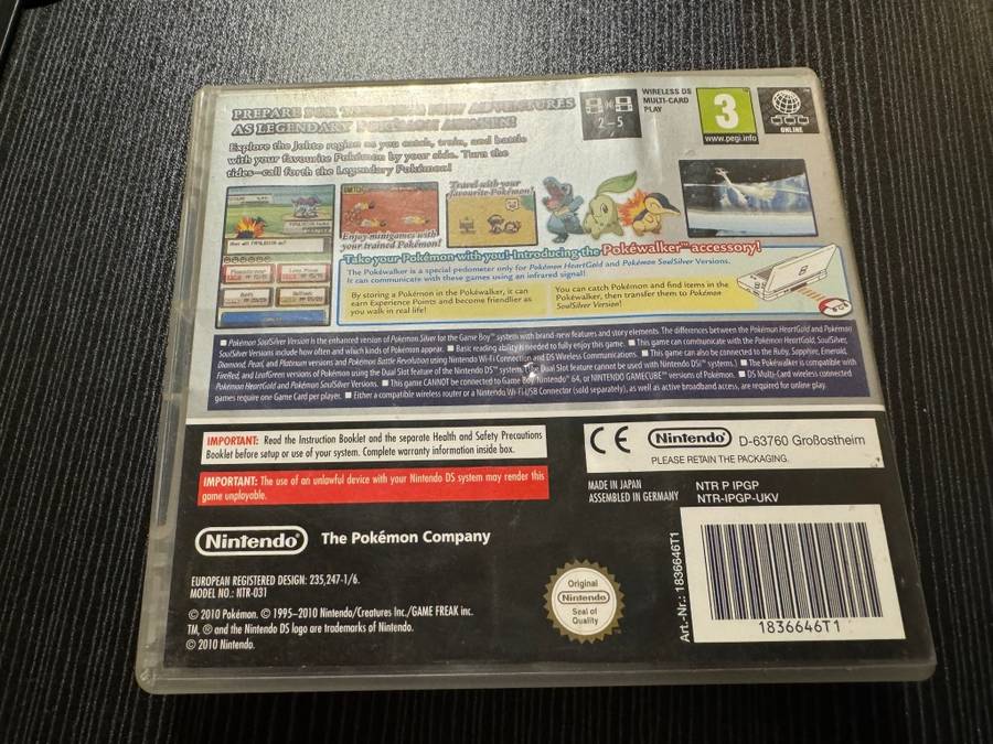 Pokemon Soul Silver Nintendo Ds