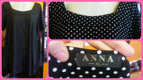 Anna Stunning Polka Dot Top! / Short Dress
