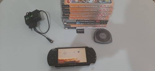 PSP 3000 good condition with 10 games