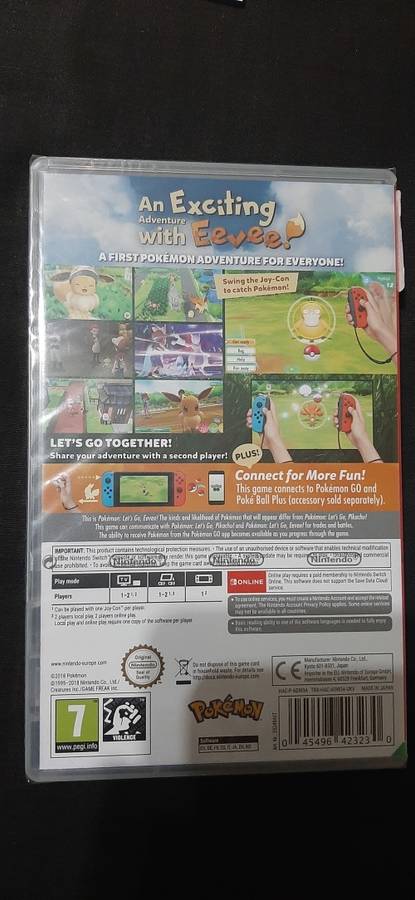 Pokemon Lets Go Eevee ( Brand New)