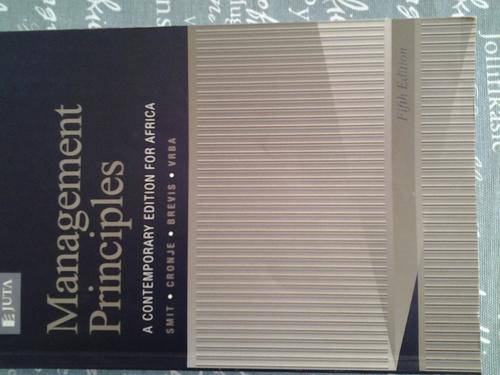Management principles a contemporary edition for Africa 5th edition