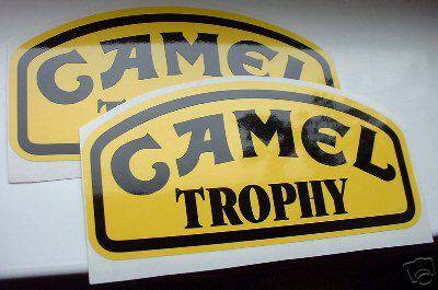 CAMEL TROPHY STICKERS
