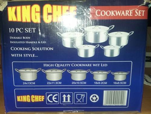 King Chef Pot Set (10 piece)
