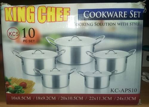 King Chef Pot Set (10 piece)