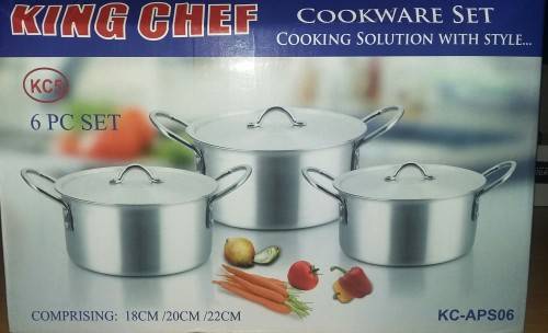 King Chef Pot Set (6 piece)