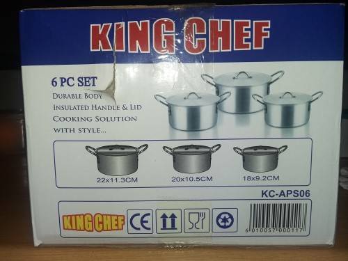 King Chef Pot Set (6 piece)