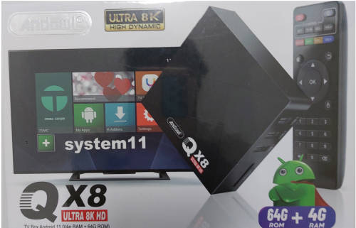 Android tv box Andowl 4gb ram/64 gig memory (Fast)