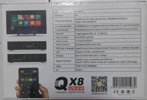 Android tv box Andowl 4gb ram/64 gig memory (Fast)
