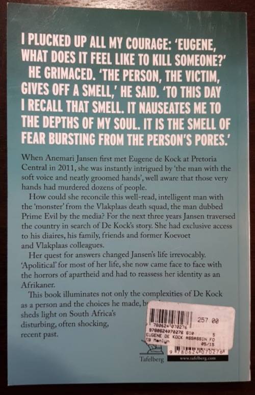 Eugene de Kock - Assassin for the state