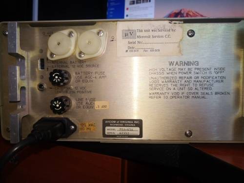 AVCOM PSA 65a 2-1000mhz Portable Microwave Spectrum Analyzer