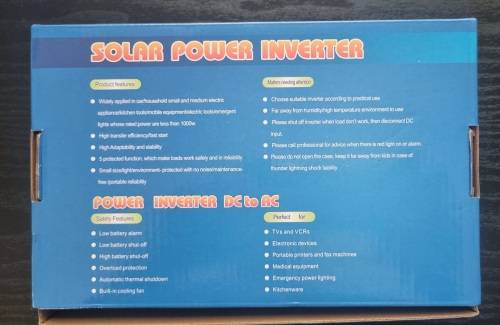 1000w Power Inverter from 12v DC to 220V AC