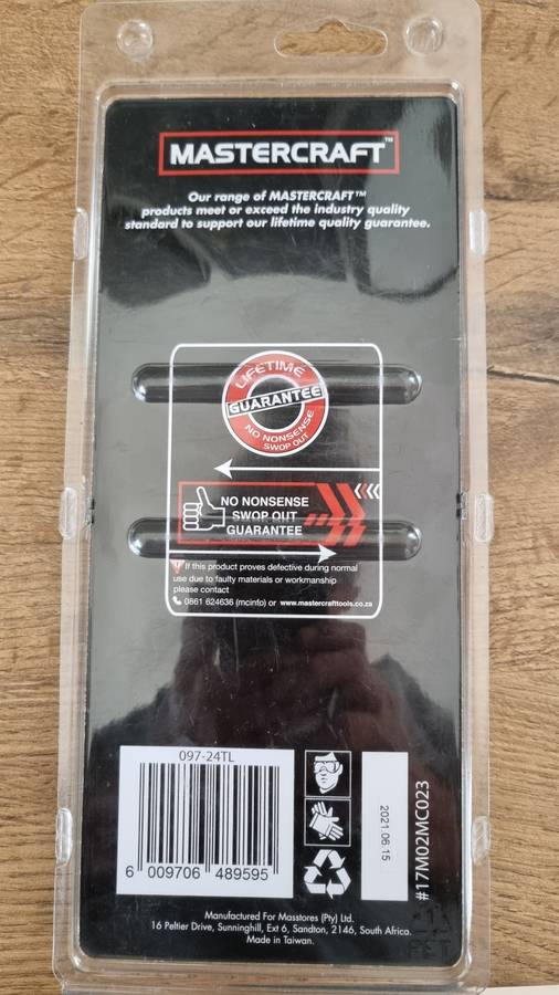 MASTERCRAFT 9 Piece Long Arm Tamper Star Key Set