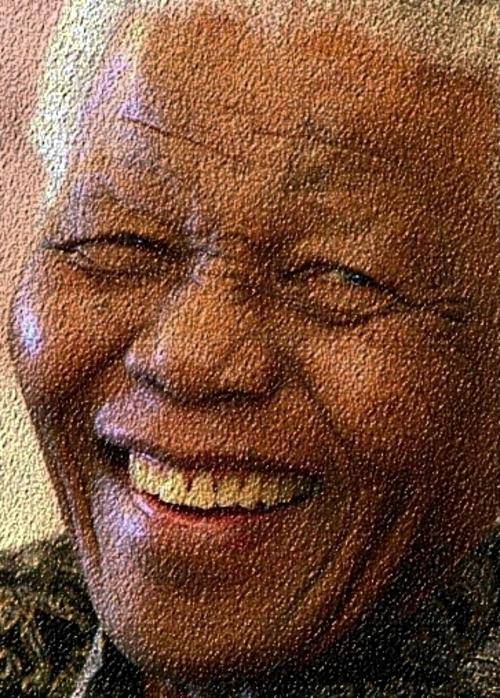BELOVED MADIBA - NELSON MANDELA -  BEAUTIFUL PRINT OF ORIGINAL ARTWORK