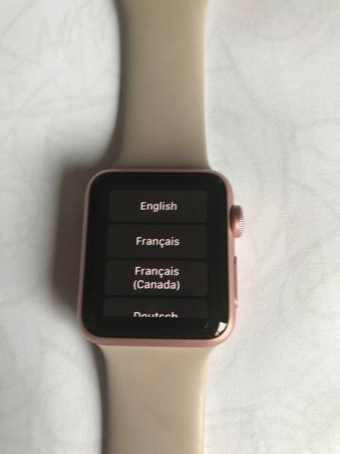 Apple Sport Watch Rose Gold 38mm