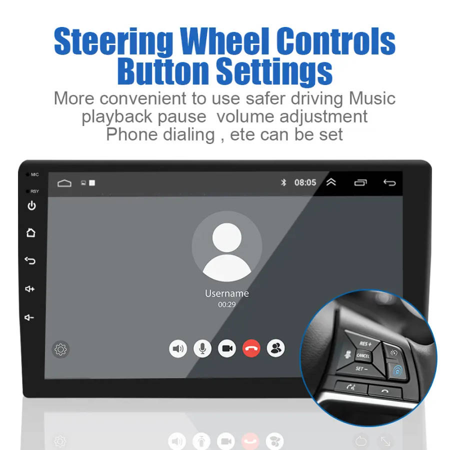 Android Version 11.0 IPS Touch Screen Wireless CarPlay Wired Android Auto Bluetooth USB MP3 / MP4 FM