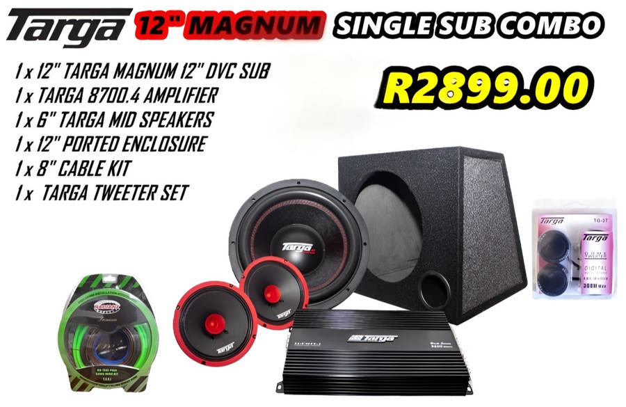 Targa Magnum Car Sound Combo