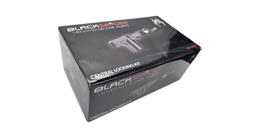 Black spider complete central locking kit